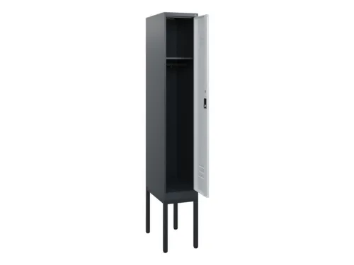 locker,HxBxD 1950x300x500mm,1vak,vak B 300mm,cil.-slot,voetonderstel