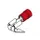 Kabelschoen "Piggy Back" 6.4mm Rood