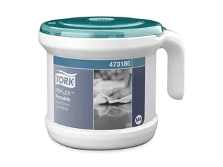 Tork Reflex 473186 Draagbare Vel-Voor-Vel Centerfeed Dispenser - 3