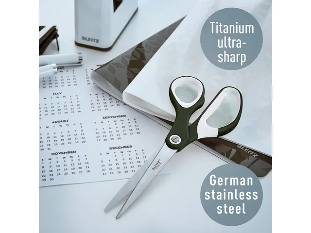 Ciseaux Leitz WOW 205mm titane noir