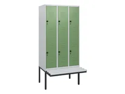 Dubbeldekse dekenkist,HxBxD 1950x900x815mm,3x2vak.,vak B 300mm
