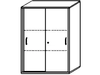 Schuifdeurkast 1150x800x430mm Decor Romp Beuken Decor Front Beuken - 12