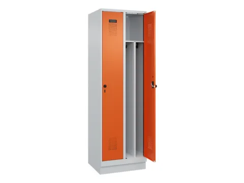 locker voor scheiding van kleding,HxBxD 1950x600x500mm,2vak