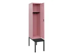 locker met bank,HxBxD 1950x400x815mm,1vak,vak B 400mm,cilinderslot
