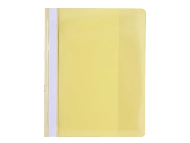 Snelhechtmappen Premium PVC A4 geel