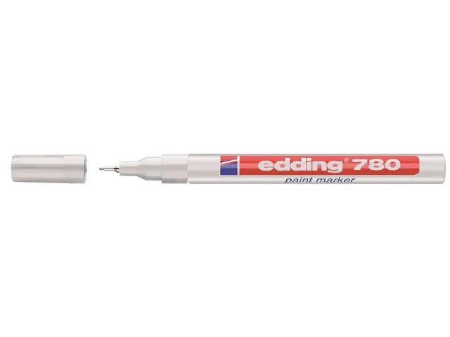 Viltstift edding 780 lakmarker rond wit 0.8mm