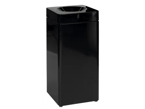 afvalbak,zelfblussend,40l,HxBxD 760x350x350mm,kop zwart