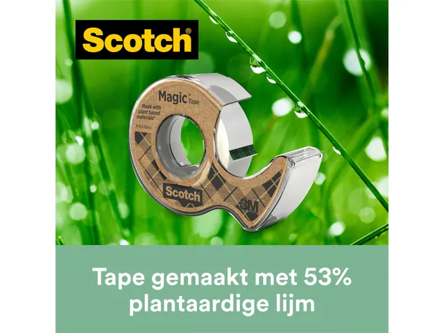 Ruban adhésif Scotch Magic 919 19mmx20m transparent avec dévidoir re
