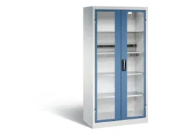 acculaadkast 1950x930x500mm 5stekkerdozen 230V cil.-slot front RAL5023