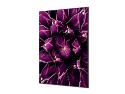 Wanddecoratie Textiel Set A1 Cactus Paars