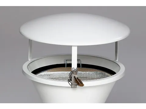 overkapping,v. Staande asbak,Ø 440mm,staal,RAL9016