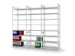 rayonnage pour classeurs,rayonnage départ,HxlxP 2700x1060x635mm