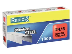 Nieten Rapid 24/6 RVS super strong 1000 stuks