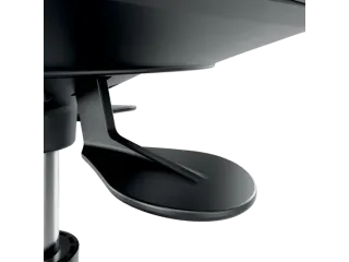 Zitkruk Leitz Ergo met wieltjes en wiebelkussen 600x470x600mm zwart - 10