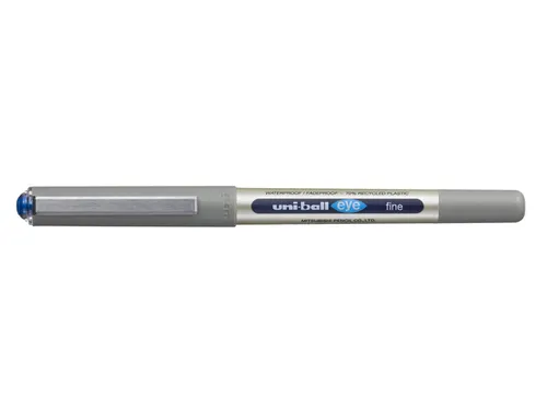 Rollerpen Uni-ball Eye eco 157E Medium blauw 0,7 mm