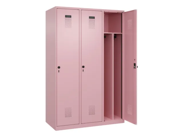 locker voor scheiding van kleding,HxBxD 1850x1200x500mm,3vak