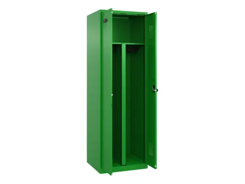 PBM-locker,HxBxD 1850x600x500mm,2vak,vak B 300mm,draaigrendel