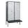 PBM-locker met bank,HxBxD 2120x1200x815mm,4vak,vak B 300mm