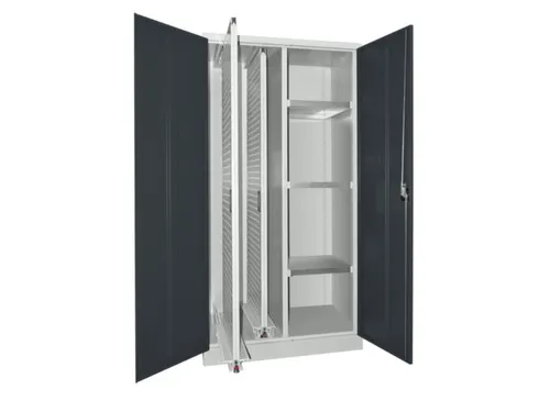 verticale kast,HxBxD 1950x1000x600mm,RAL7035,front RAL7016