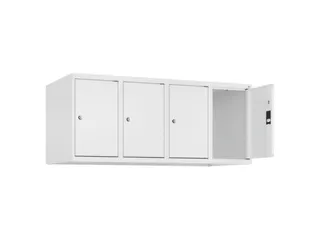 opzetkast,v. locker,4vak.,vak B 300mm,HxBxD 500x1200x500mm,vleugeldeur - 2