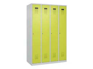 locker voor scheiding van kleding,HxBxD 1850x1200x500mm,4vak - 2