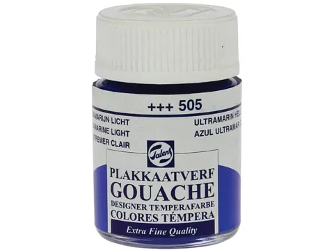 plakkaatverf Extra Fijn flacon van 16 ml, licht ultramarijn