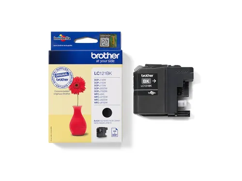 Inktcartridge Brother LC-121BK zwart