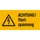 waarschuwings-combibord,Let op! Restspanning,PVC,HxB 26x52mm