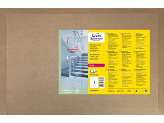 Antimicrobiële etiketten afneembaar transparant 450x320mm - 1