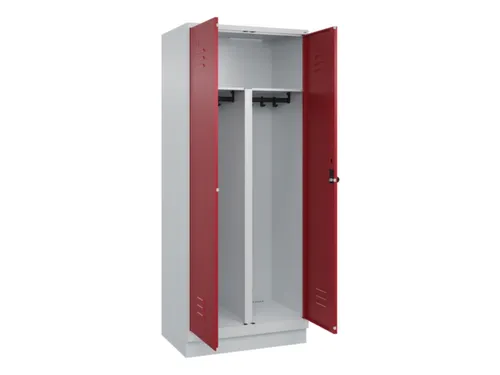 PBM-locker,HxBxD 1950x800x500mm,2vak,vak B 400mm,draaigrendel
