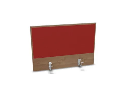 opzetpaneel bureau aanbouw achter B 800mm NT-cherry BN4011-rood