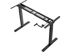 Verstelbaar Zit-Sta Bureau Frame Slinger Zwart 180Cm