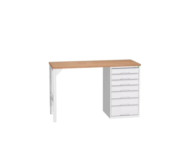 werkbank,HxBxD 930x1500x600mm,multiplexblad,2voeten/1container