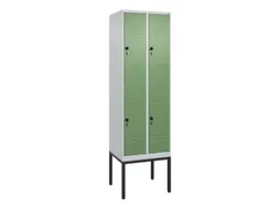 dubbeldekse locker,HxBxD 2120x600x500mm,2x2vak.,vak B 300mm