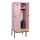locker met bank,HxBxD 2120x800x815mm,2vak,vak B 400mm,draaigrendel