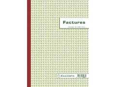 Exacompta Facturen, Ft 29,7 X 21 Cm, Tripli, Franstalig