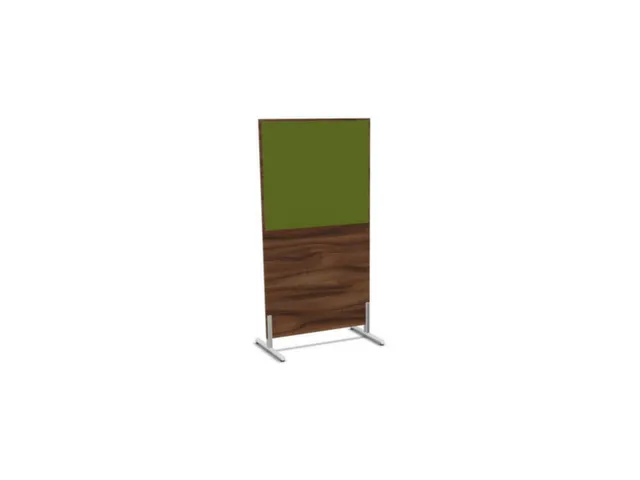 scheidingswand,HxB 1545x800mm,NP-tiepolo nut,BN7048-groen
