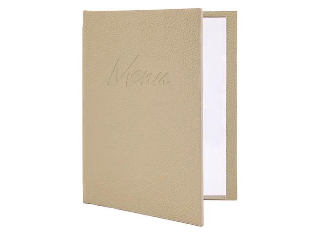 Porte-menu Securit Signature A5 sable