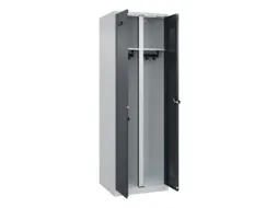 locker voor scheiding van kleding,HxBxD 1850x600x500mm,2vak