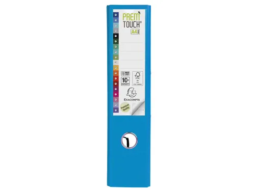 Ordner PP Prem'Touch A4maxi 80mm liblauw