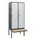 locker met bank,HxBxD 1950x800x815mm,2vak,vak B 400mm,draaigrendel