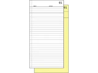 Commissieboek Expres SI-30020 210x105mm 50x2vel - 1