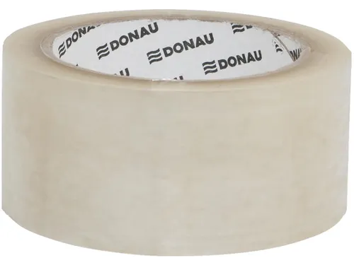 Donau verpakkingstape PP Hot-Melt 48mmx66m 50 micron transparant
