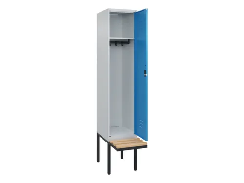 locker met bank,HxBxD 2120x400x815mm,1vak,vak B 400mm,cil.-slot