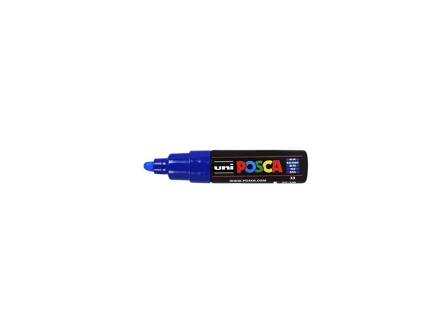 Verfstift Posca PC7M Brede Punt 4,5-5,5mm Donkerblauw