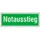Vluchtroute-aanvullend bord,nooduitgang,PVC,groen/wit,lang nalichtend