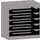 Opslagtoren Plaatstaal V Assortimentskoffers 5X 66X340X240Mm Ral7000