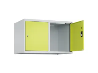 opzetkast,v. locker,2vak.,vak B 400mm,HxBxD 500x800x500mm,cilinderslot - 1