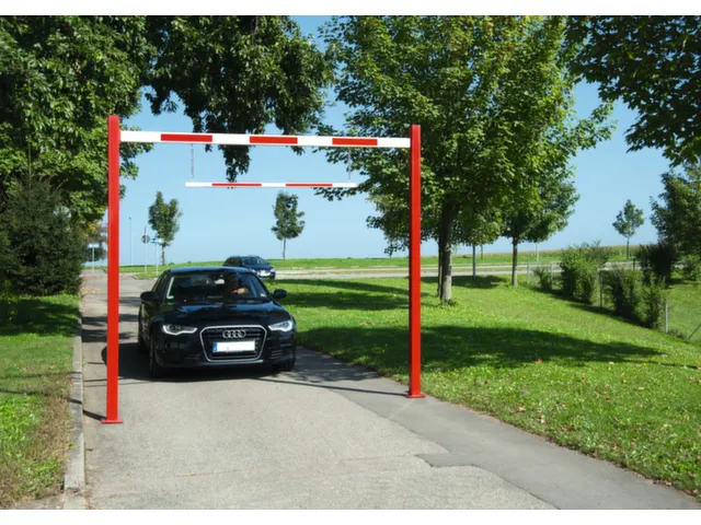 Doorrijdbegrenzer Star Doorrijdhoogte B 2.8x6m Stalen Paal