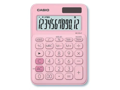 Rekenmachine Casio MS-20UC roze